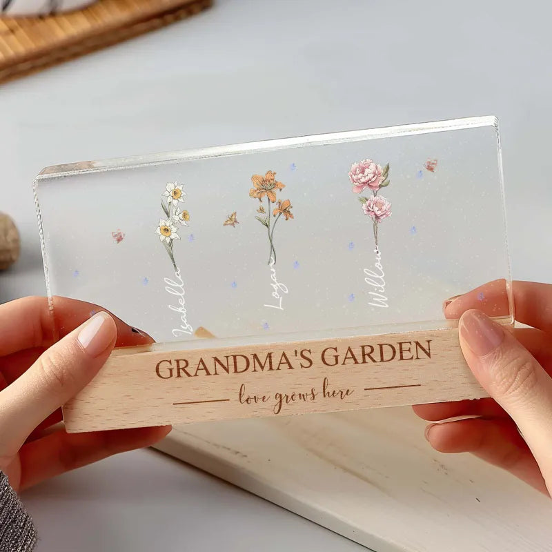 Grandma Flower LED Night Light