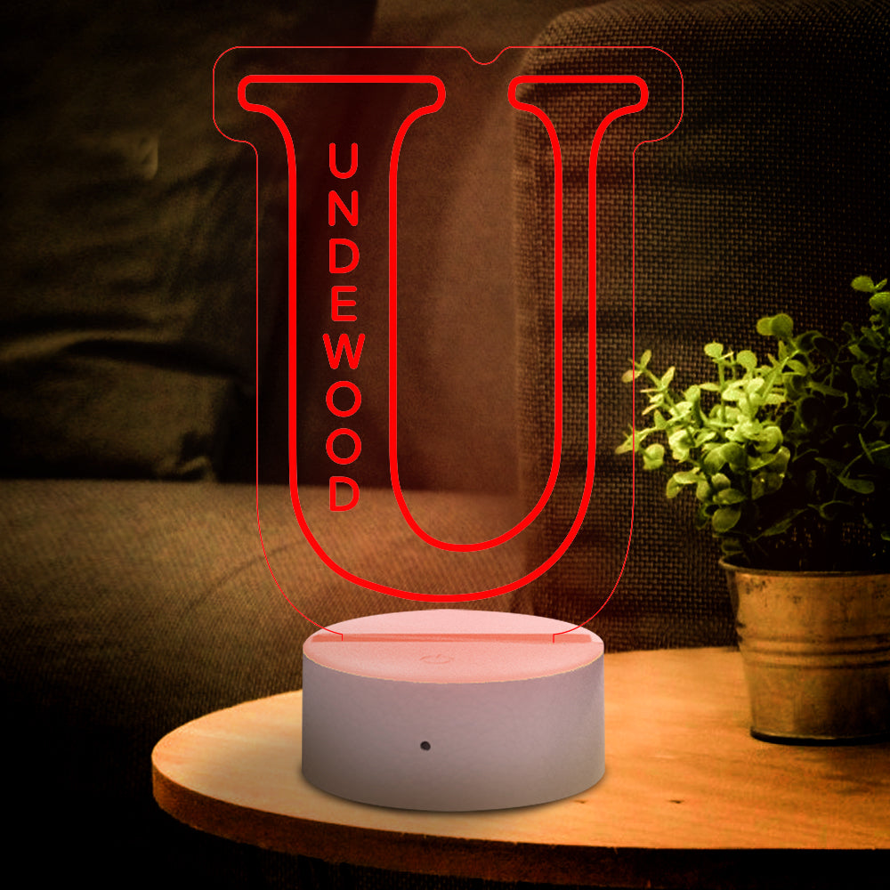 A-Z Letter Night Light