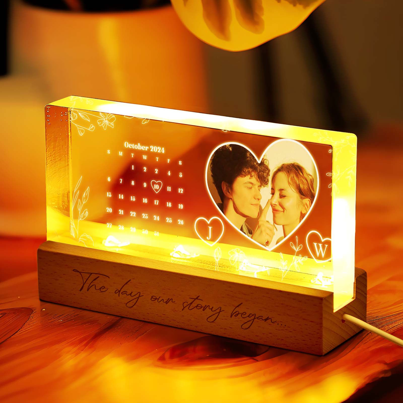 Calendar Photo Night Light