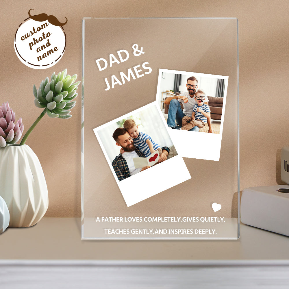 Dad Photo Night Lamp
