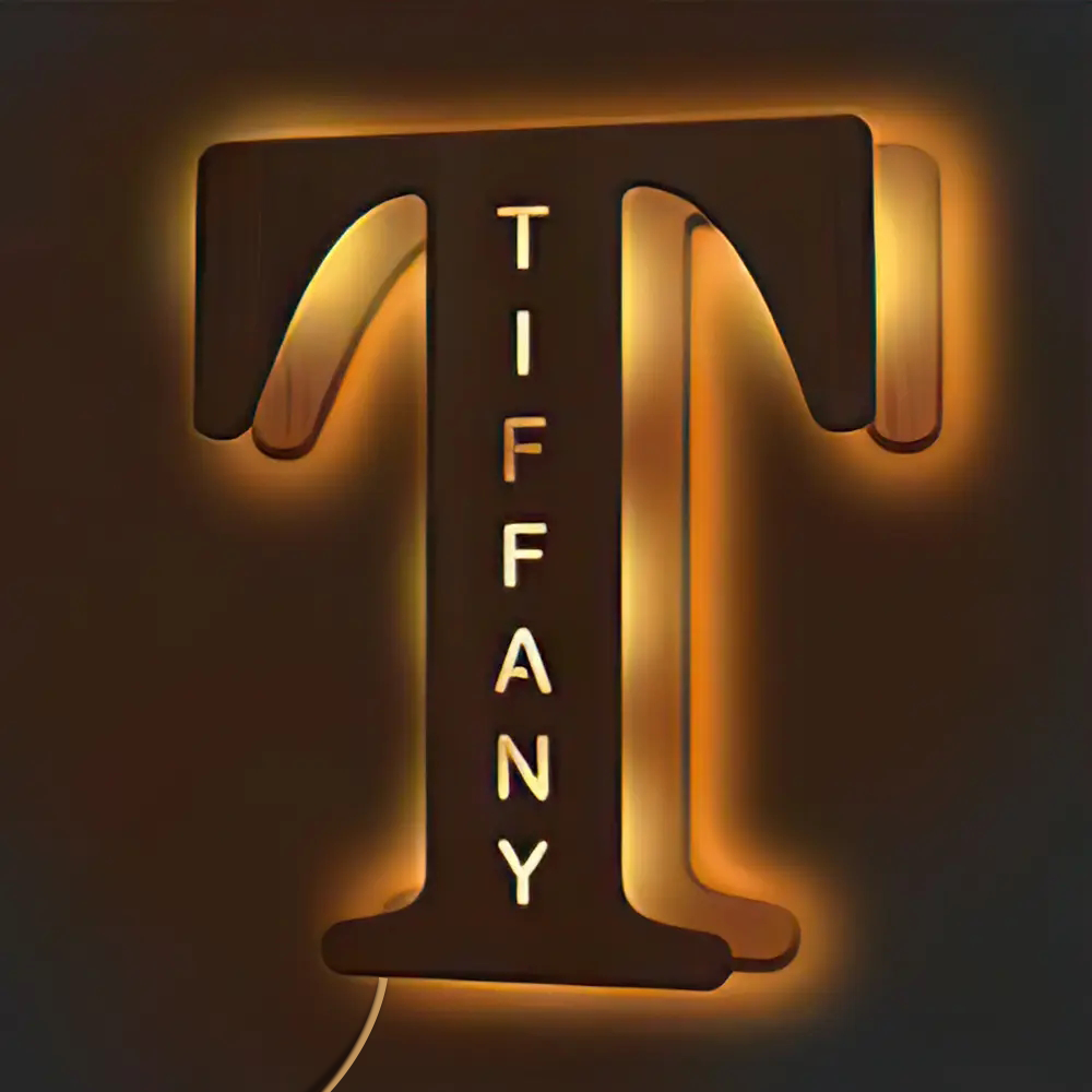 Wooden Letter Night Light