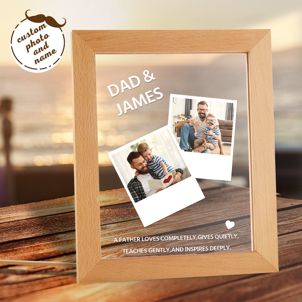 Dad Photo Night Lamp