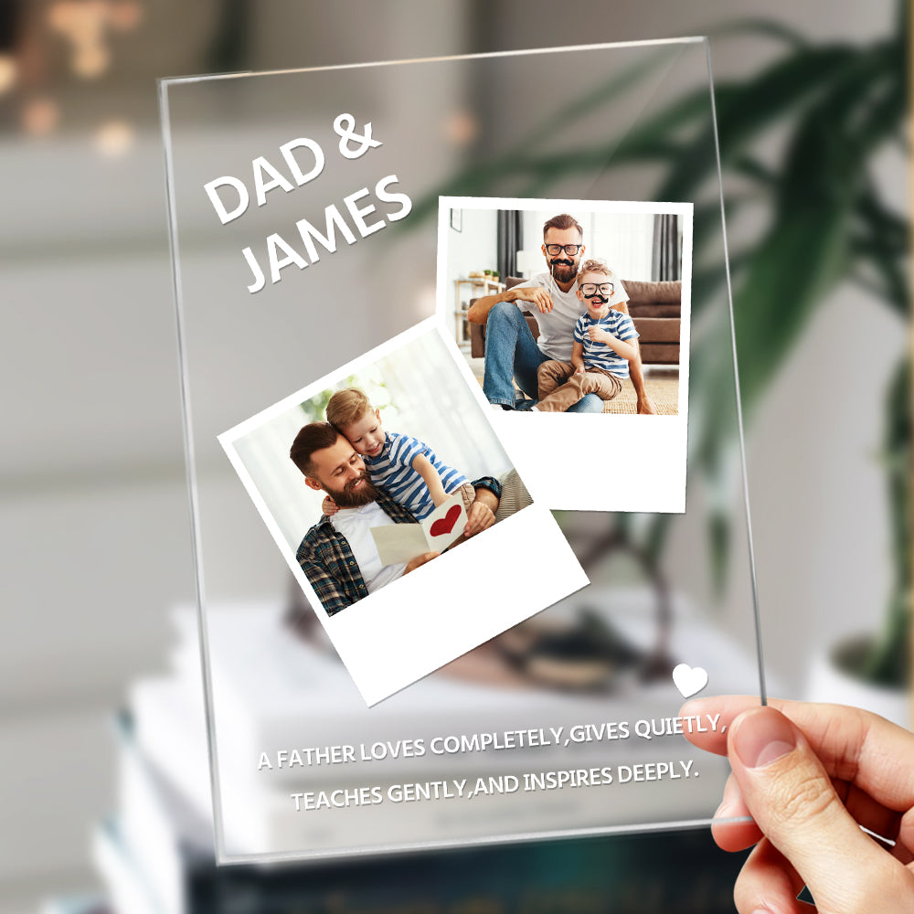 Dad Photo Night Lamp