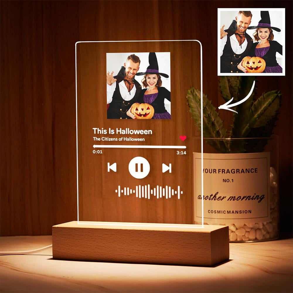 Scannable Music Plaque Night Light