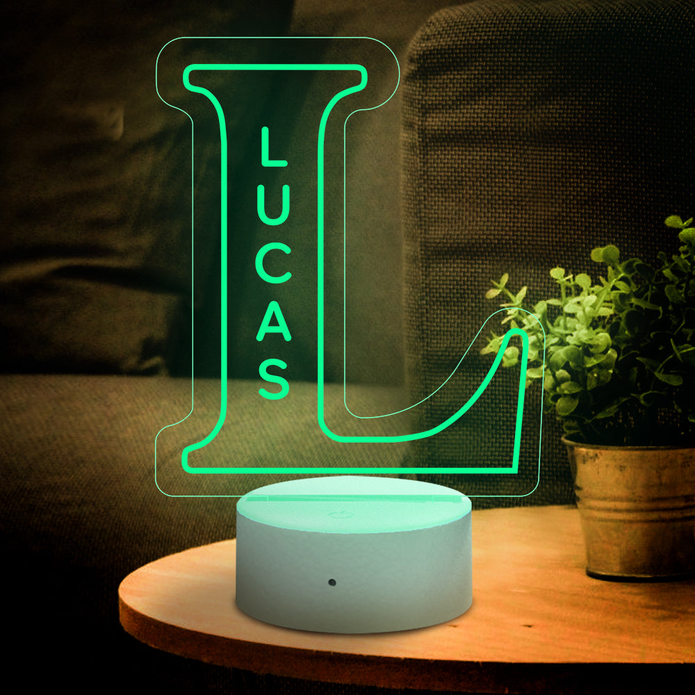 A-Z Letter Night Light