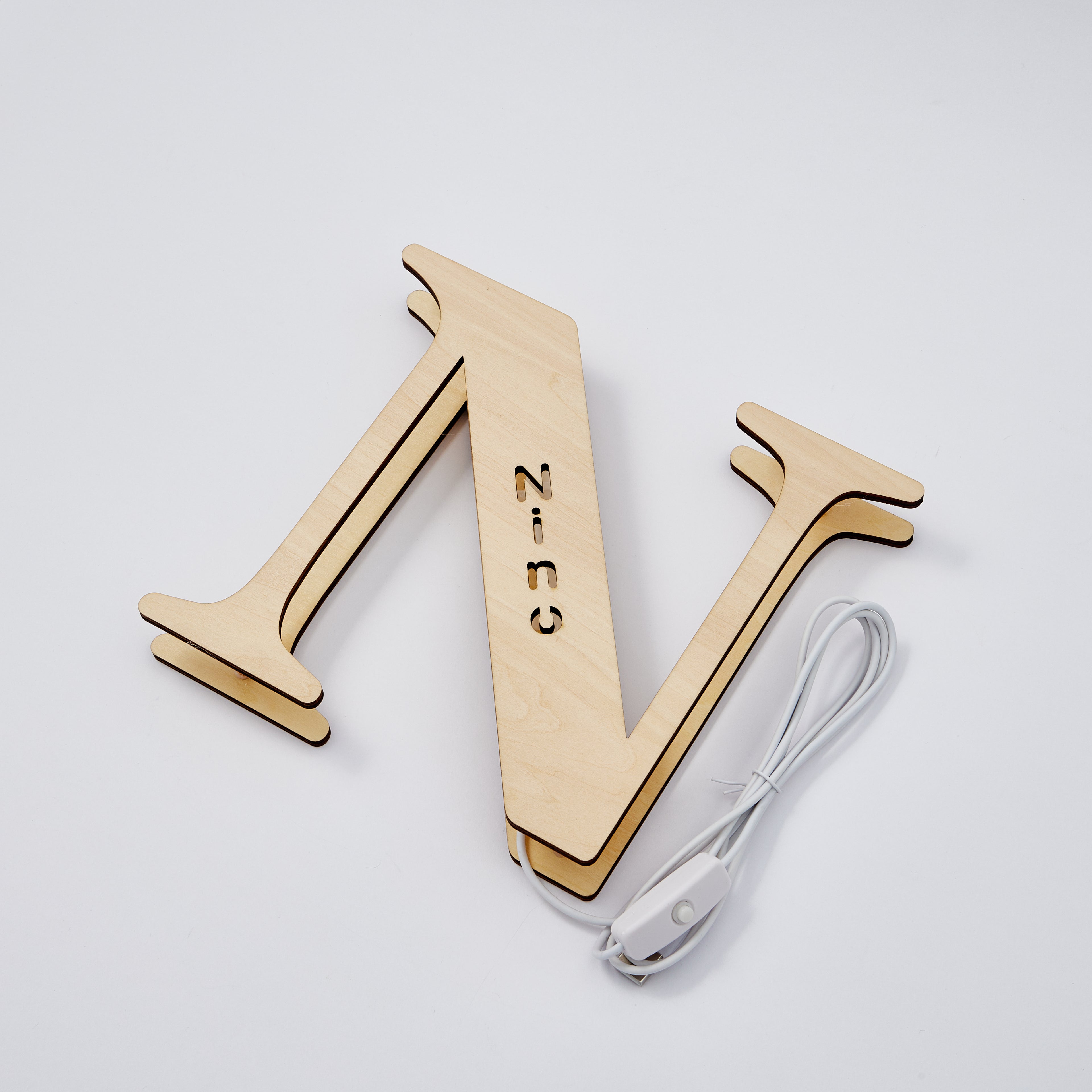 Wooden Letter Night Light