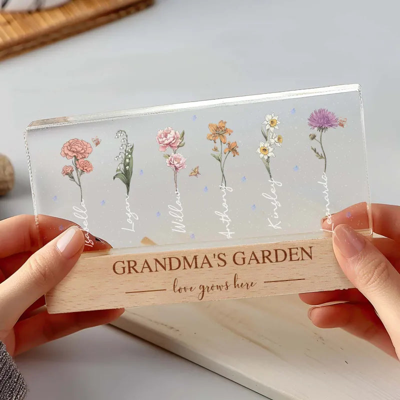Grandma Flower LED Night Light