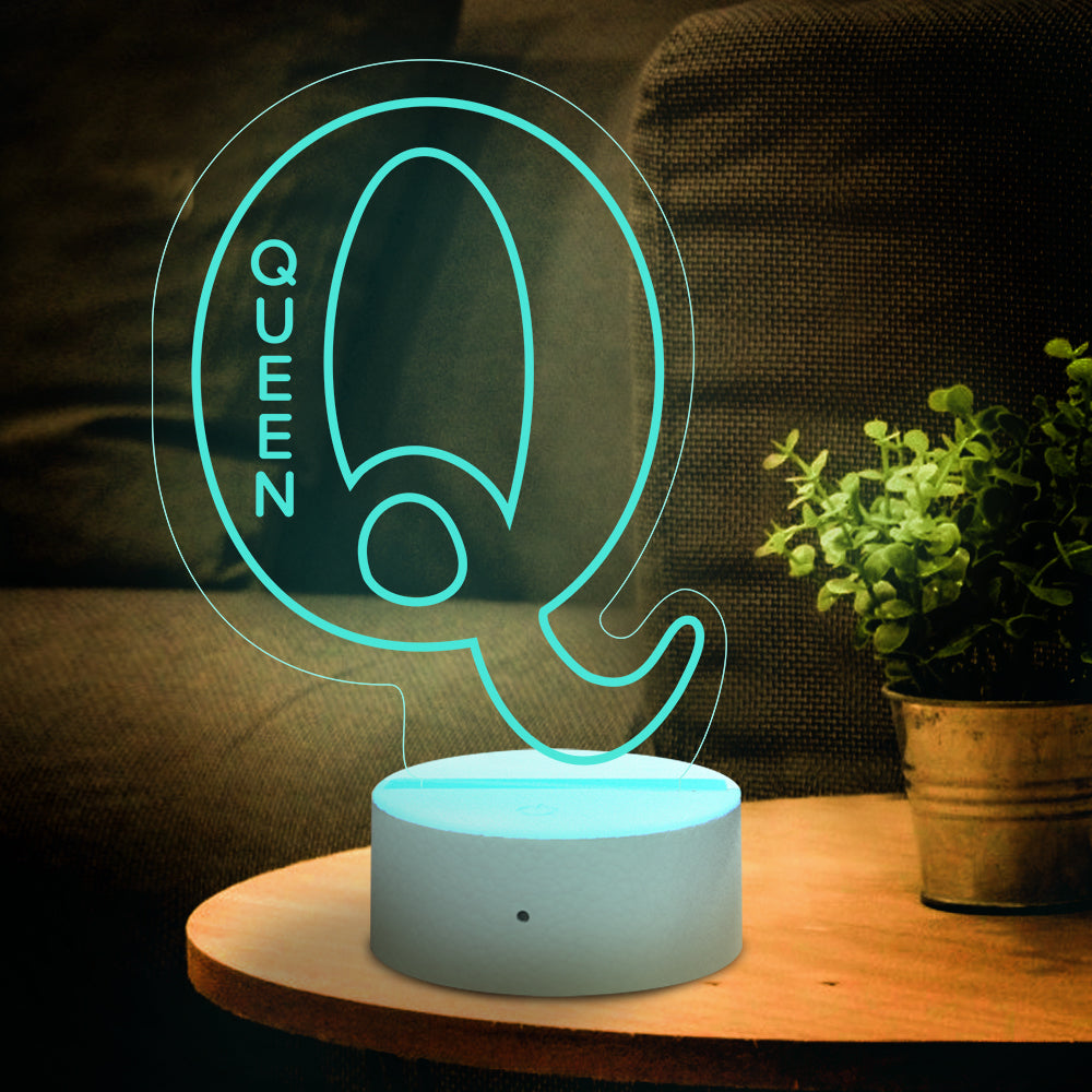 A-Z Letter Night Light