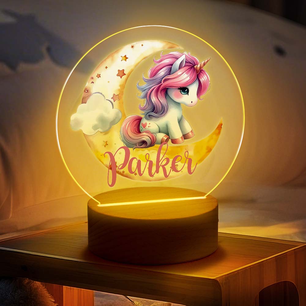Unicorn Moon LED Night Light