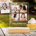 Acrylic Text Photo Night Light