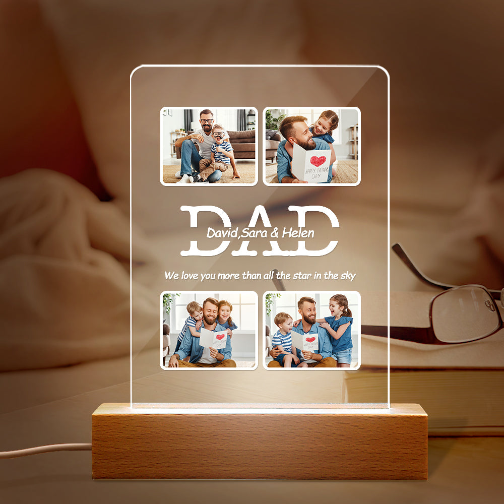 “Love You More Than The Star” Night Light