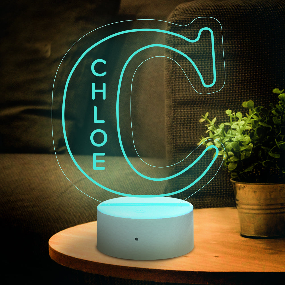 A-Z Letter Night Light