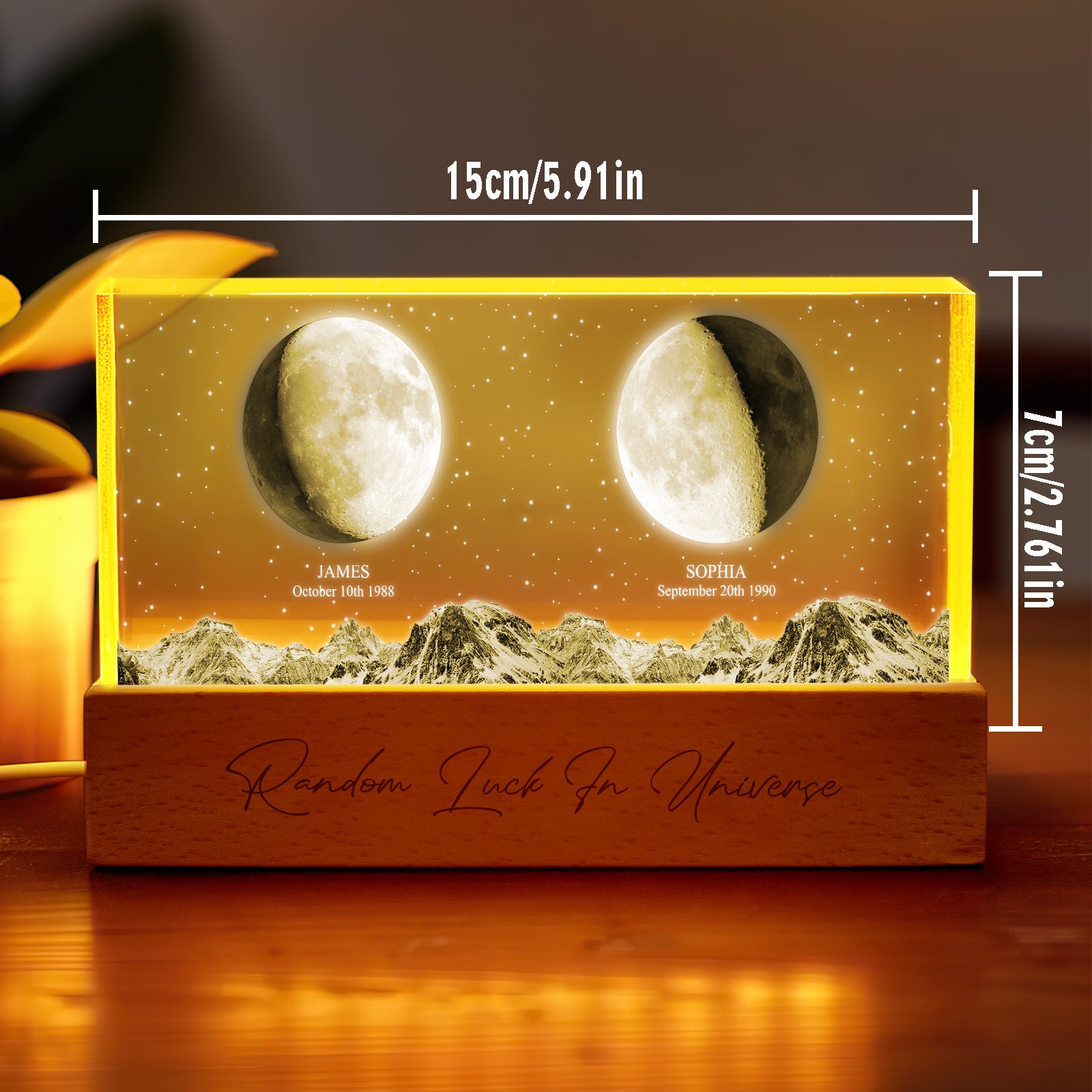 Moon Phase Night Light