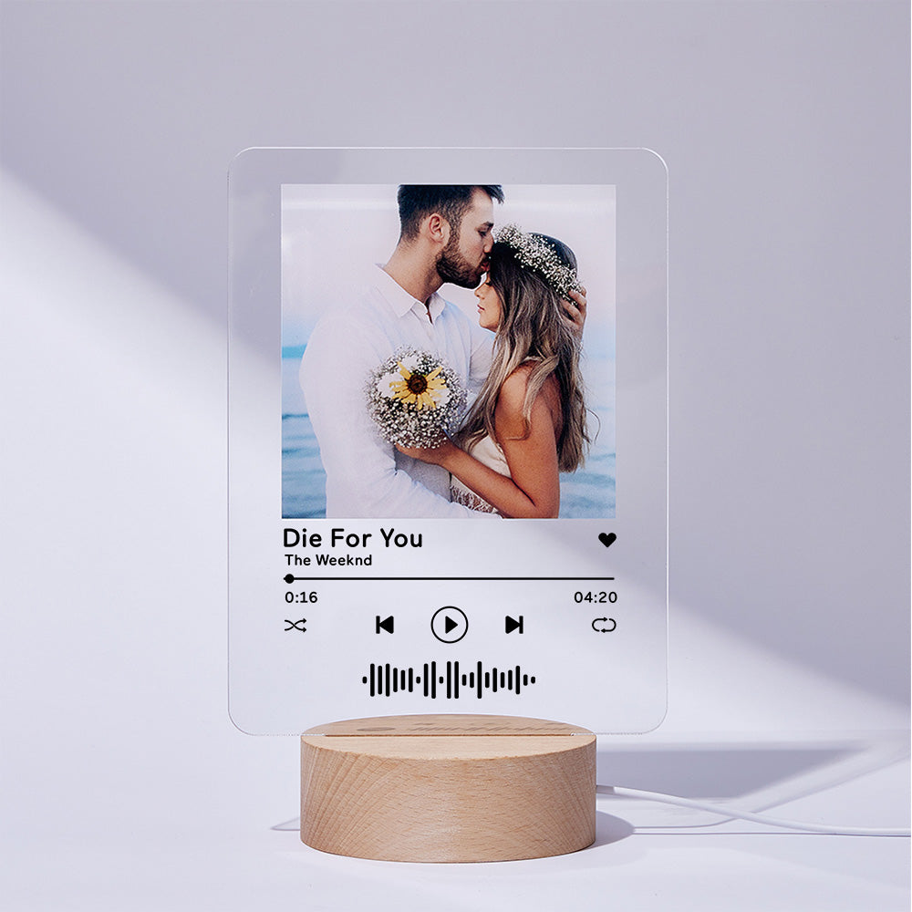 Scannable Code Album Night Light