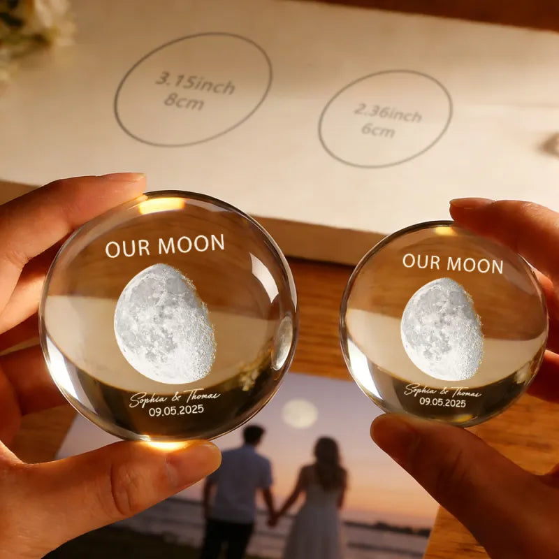 Moon Phase Crystal Night Light