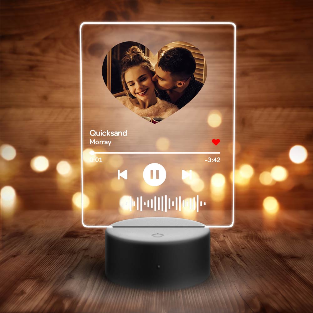 Scannable Music Heart Night Light