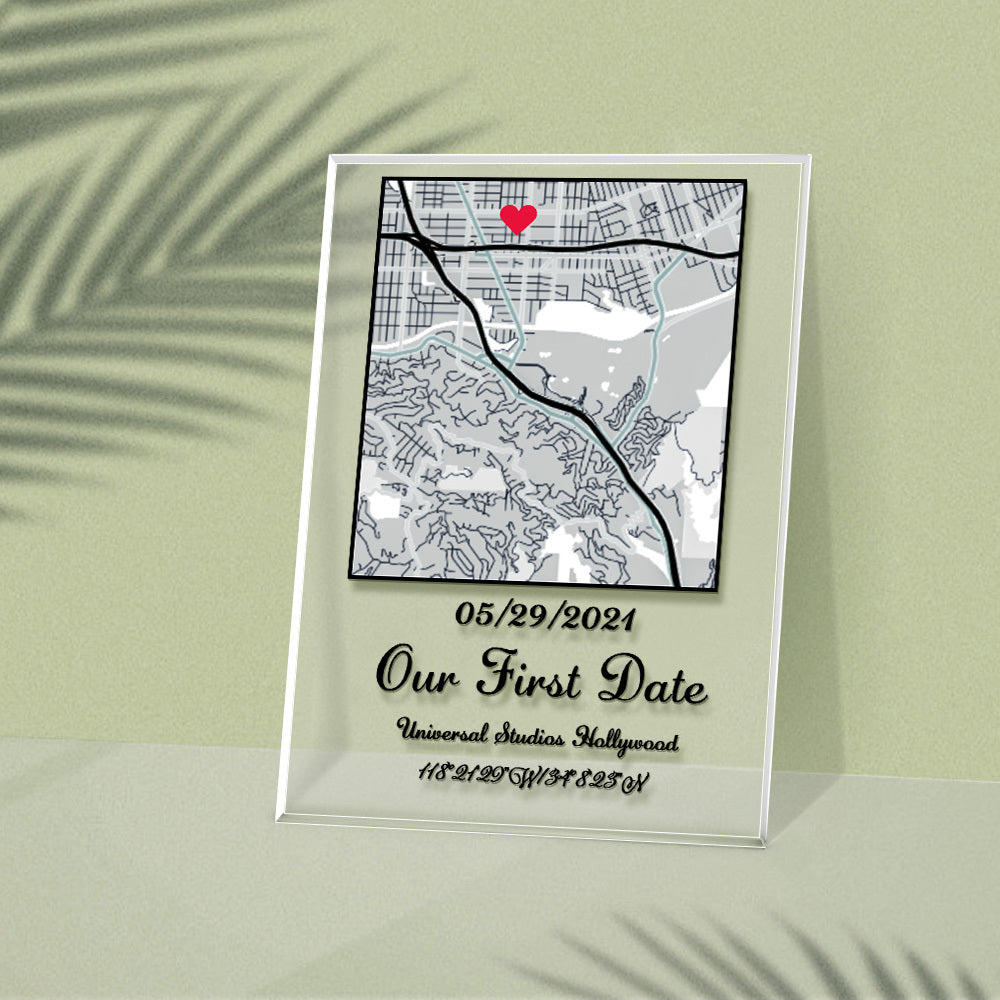 Acrylic Map Night Light