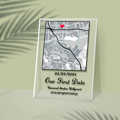 Acrylic Map Night Light