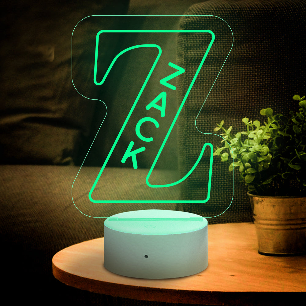 A-Z Letter Night Light