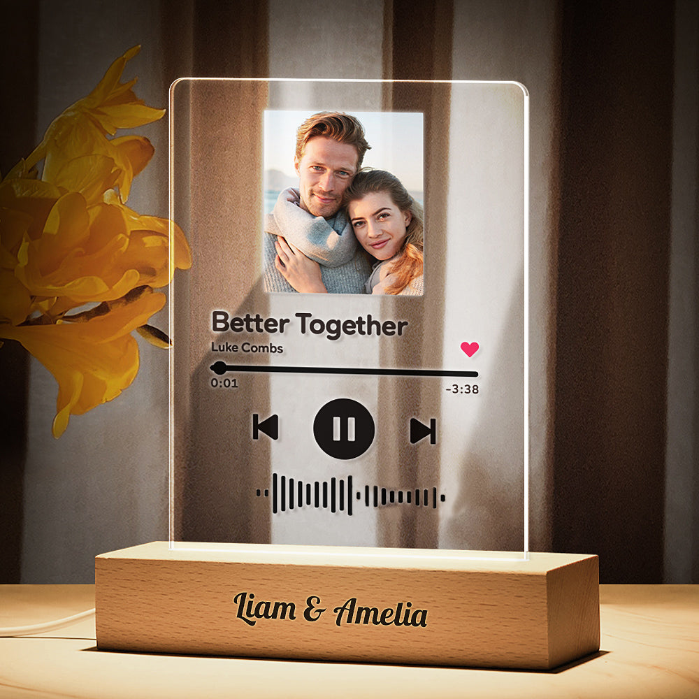 Scannable Song Plaque Night Light