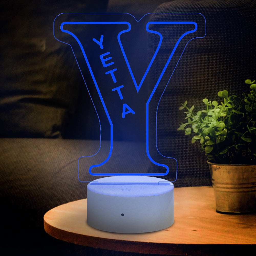 A-Z Letter Night Light
