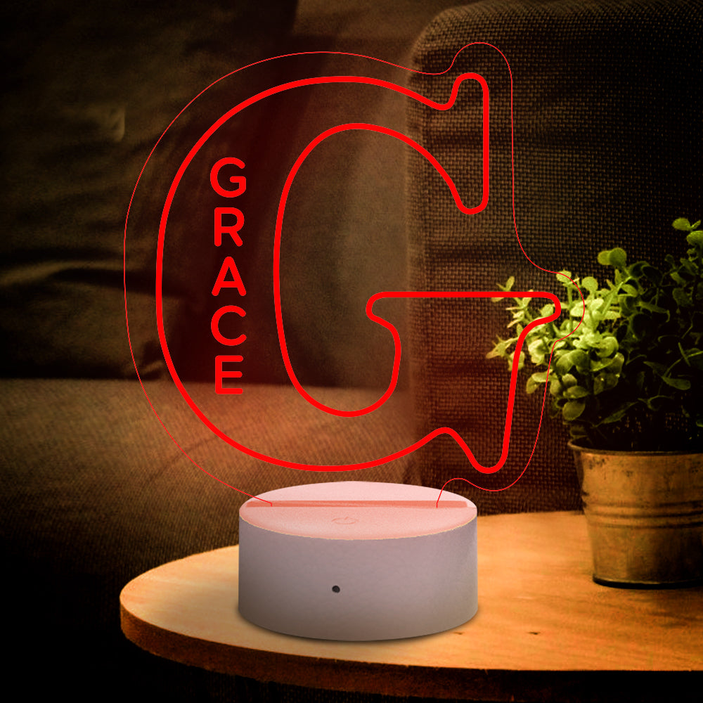 A-Z Letter Night Light