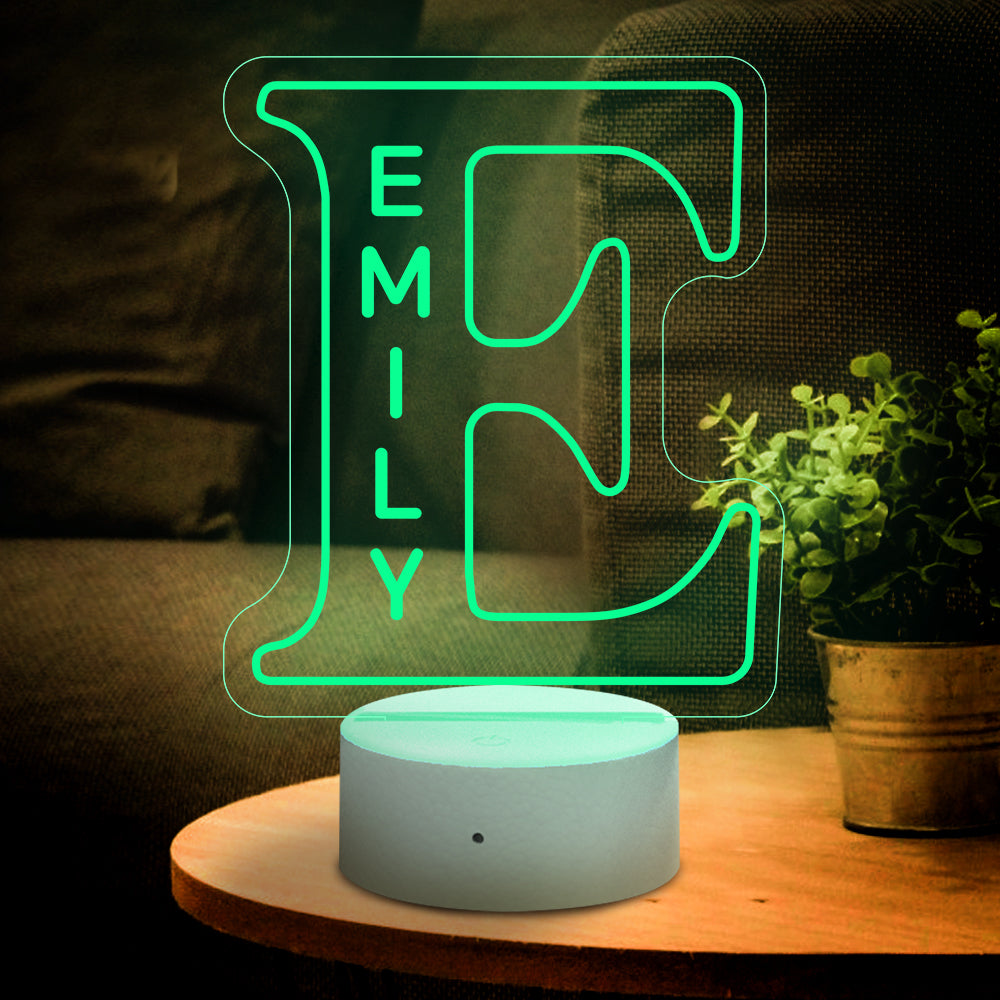 A-Z Letter Night Light