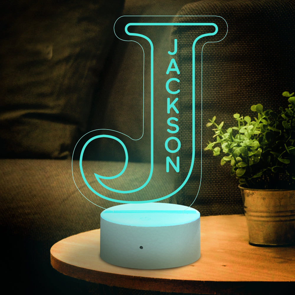 A-Z Letter Night Light