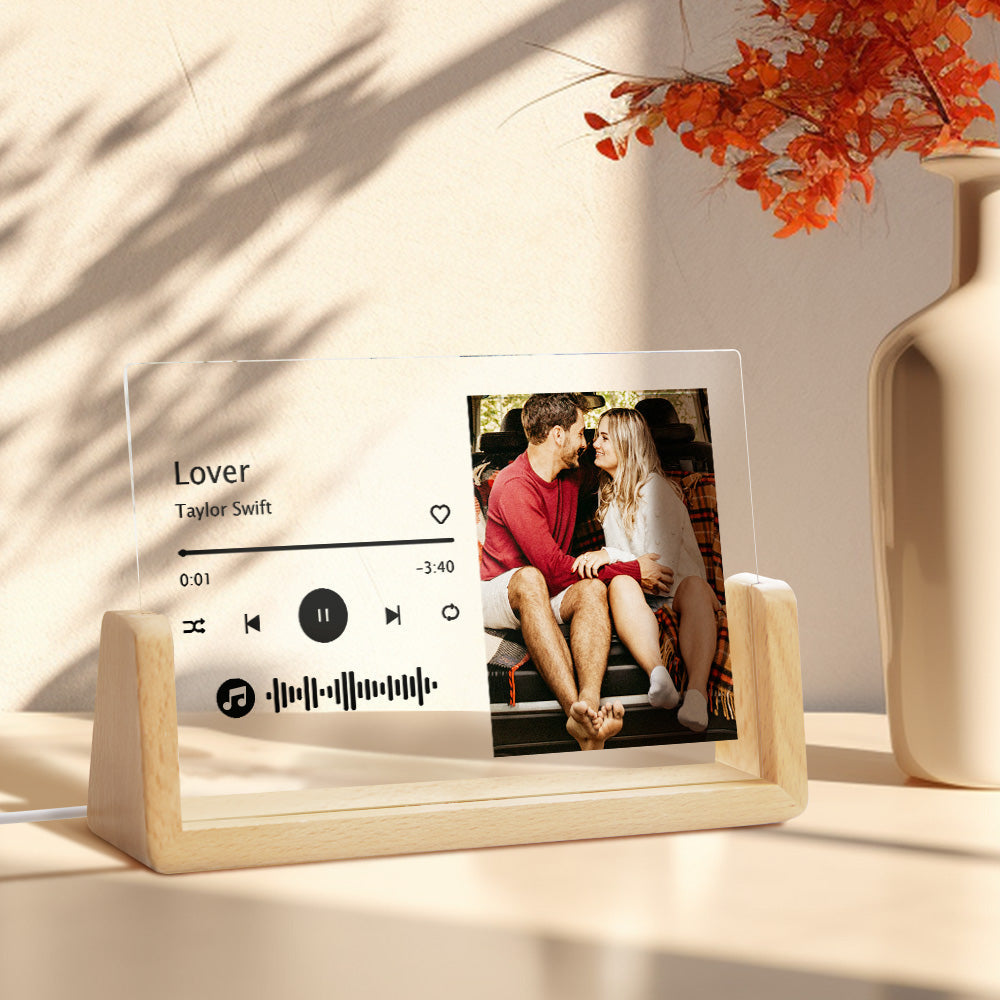 Acrylic Song Plaque Night Light