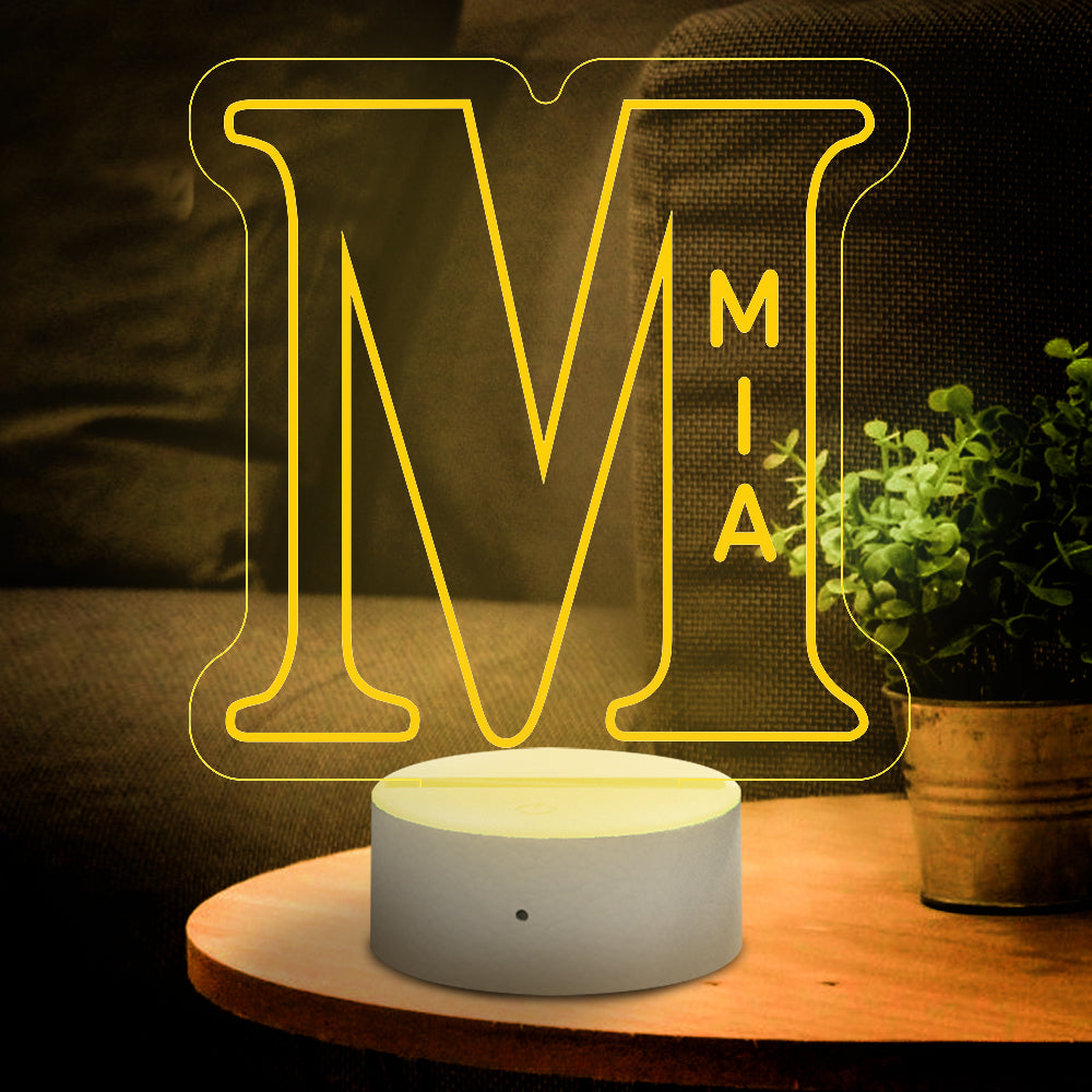 A-Z Letter Night Light