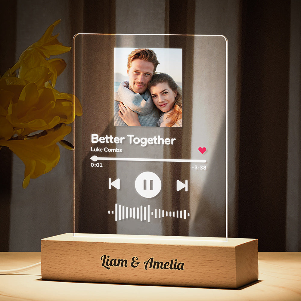 Scannable Song Plaque Night Light