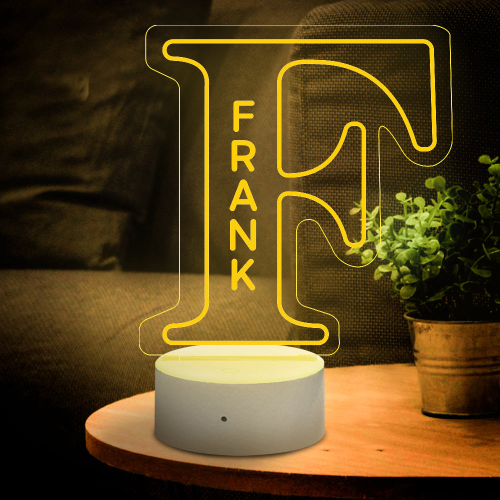 A-Z Letter Night Light