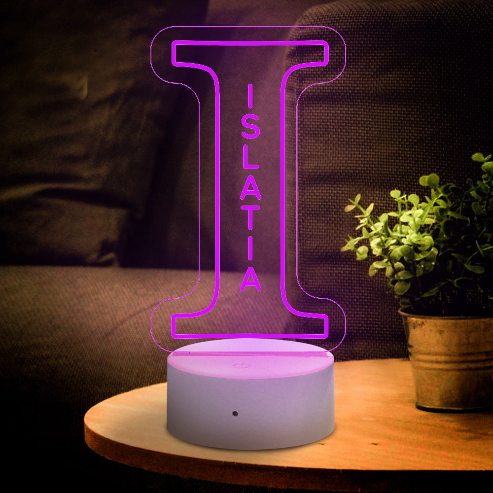 A-Z Letter Night Light