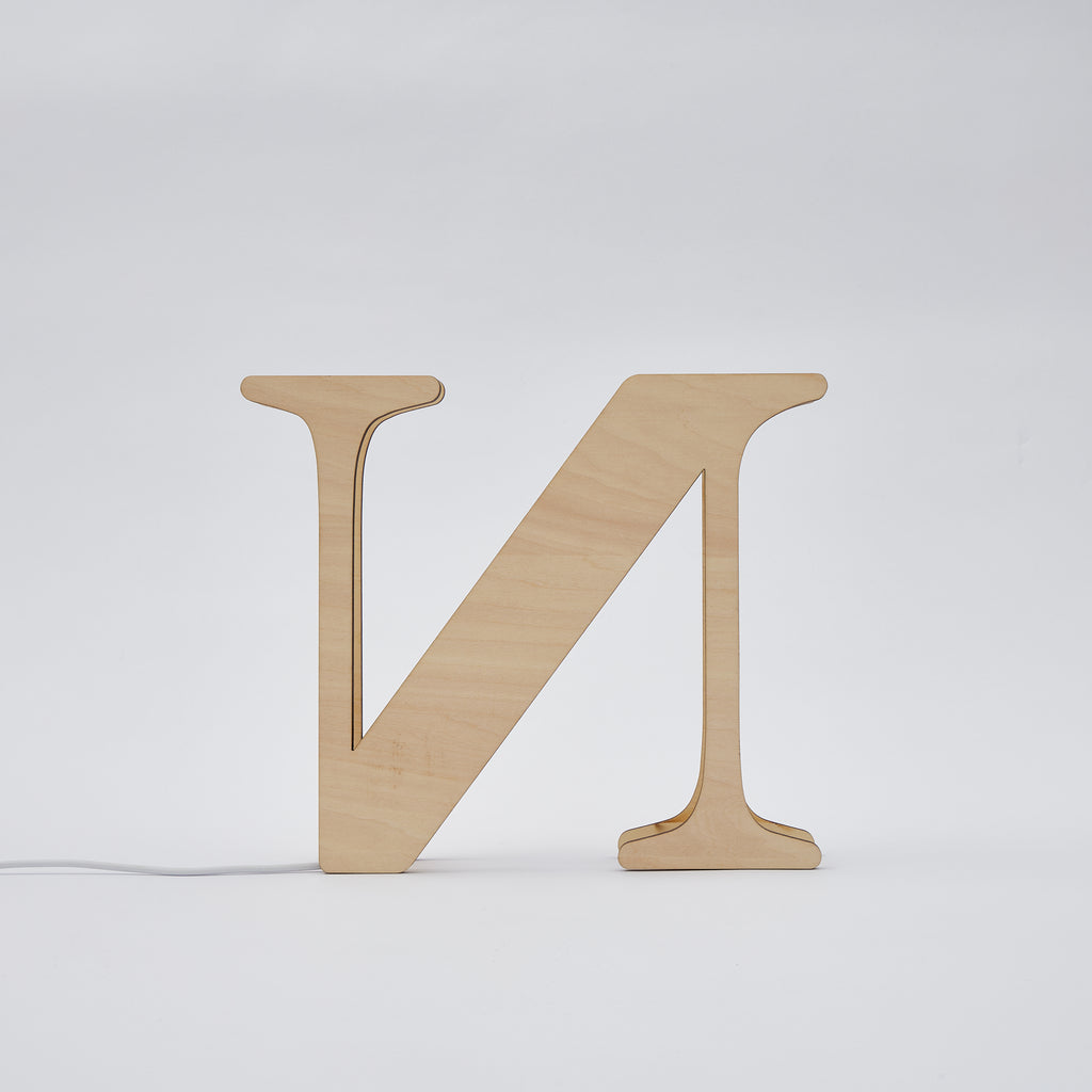 Wooden Letter Night Light