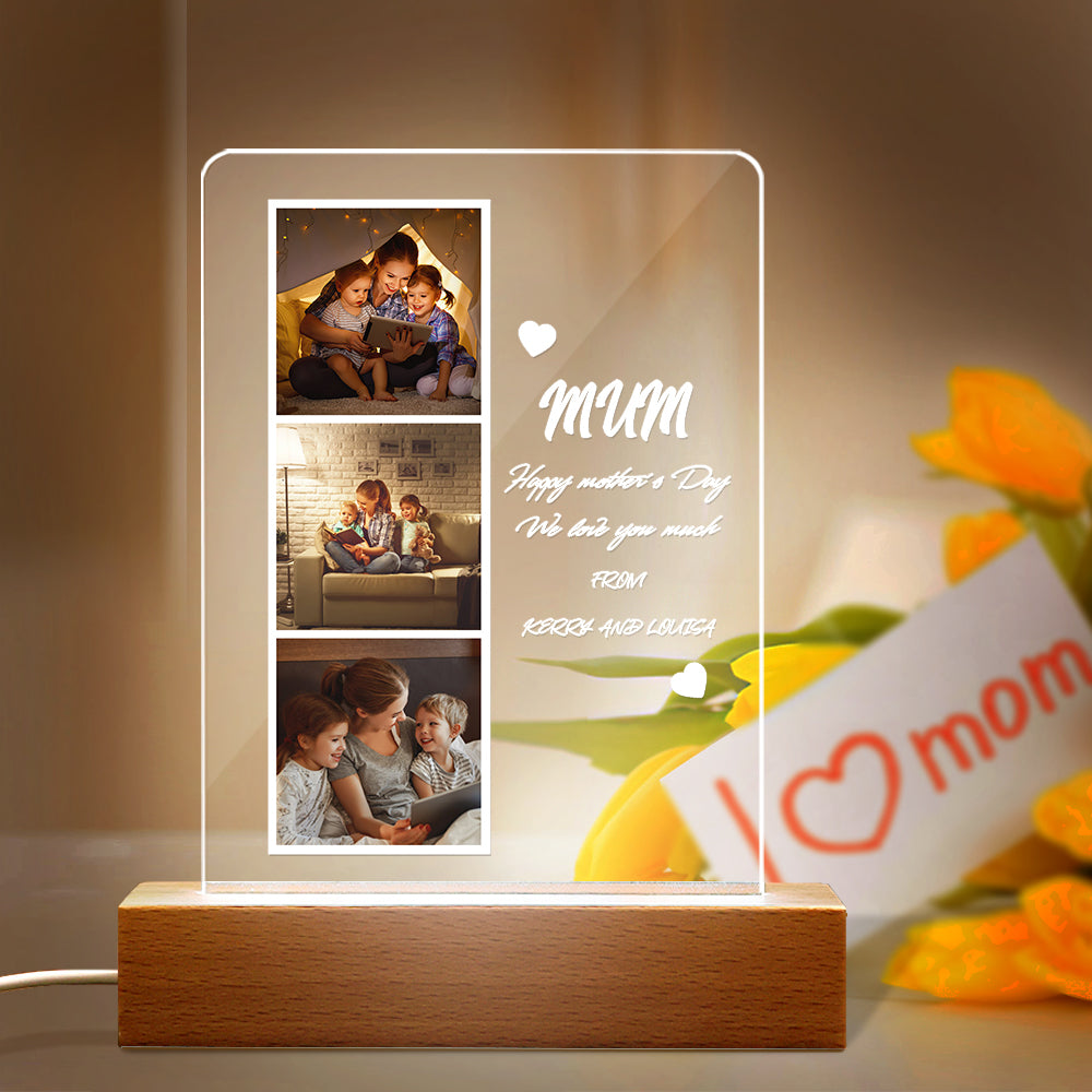 Photo Name Acrylic Night Light