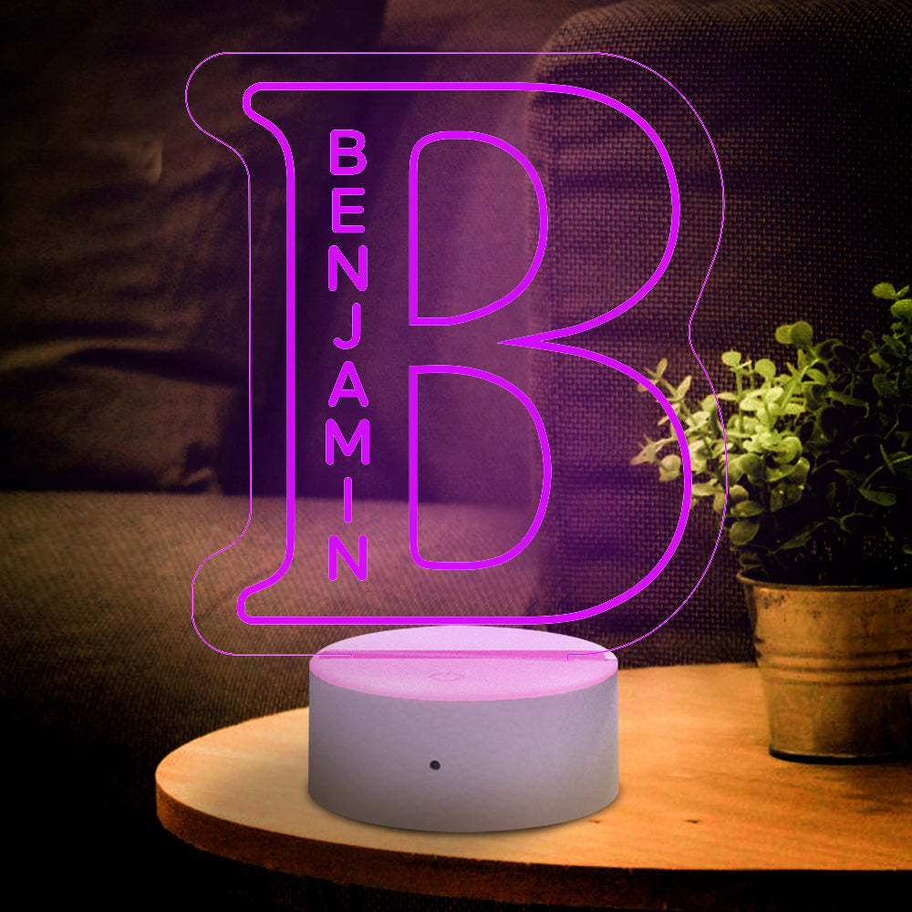 A-Z Letter Night Light