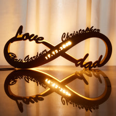Infinity Wood Night Lamp