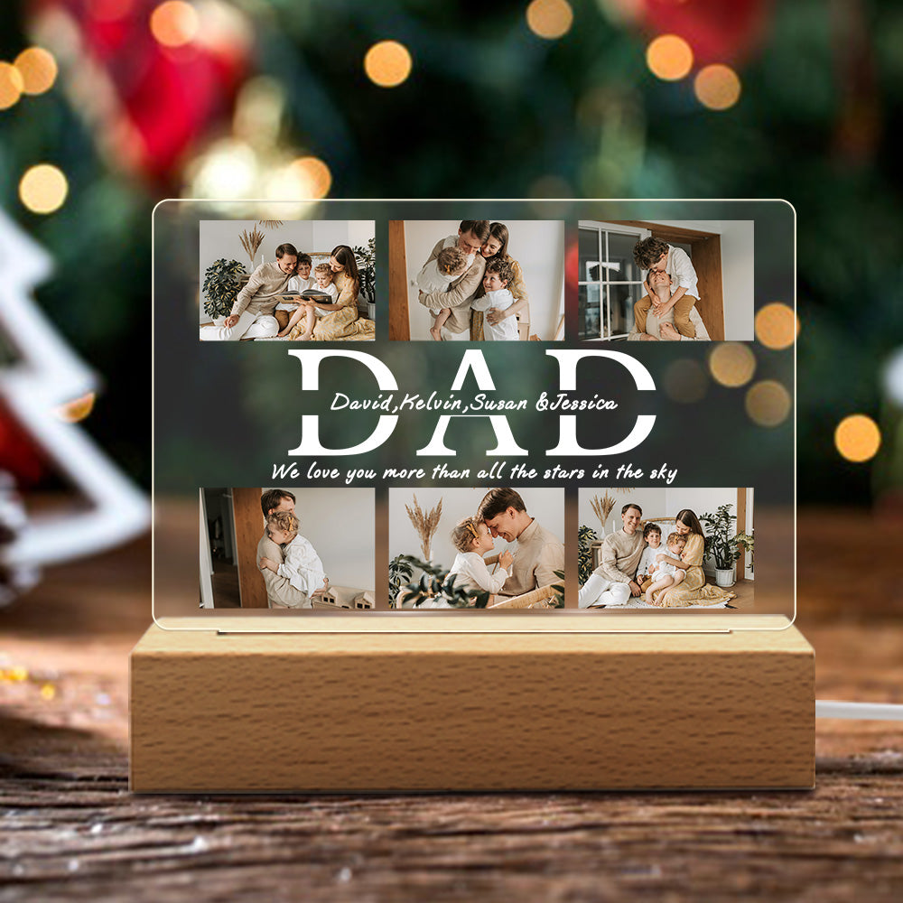 Dad Photo LED Night Light