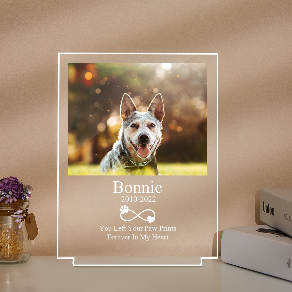 Pet Dog Memorial LED Lamp