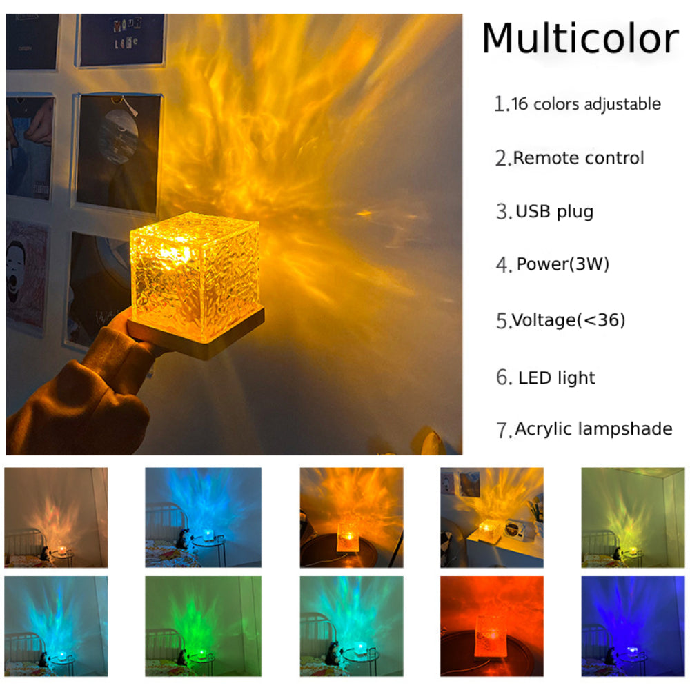 Water Ripple Night Lamp