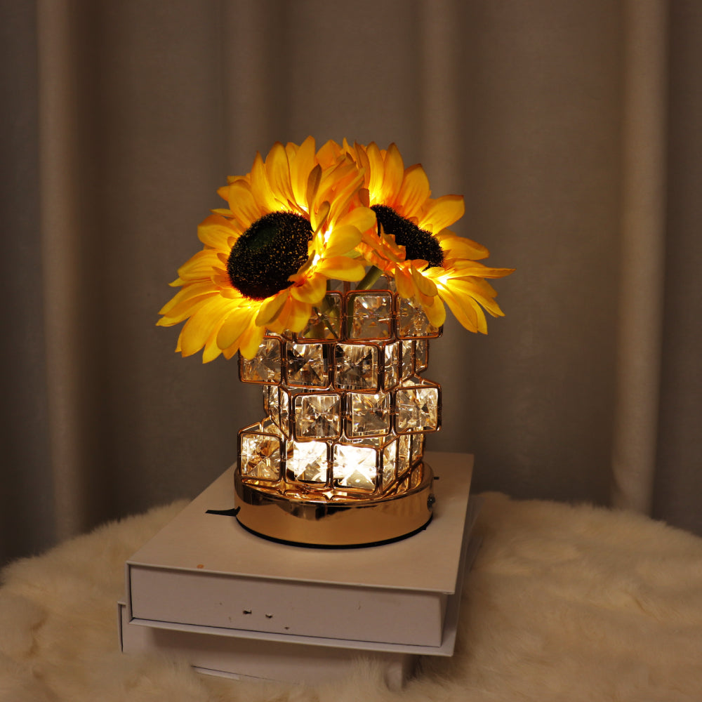 Sunflower Cube Lamp
