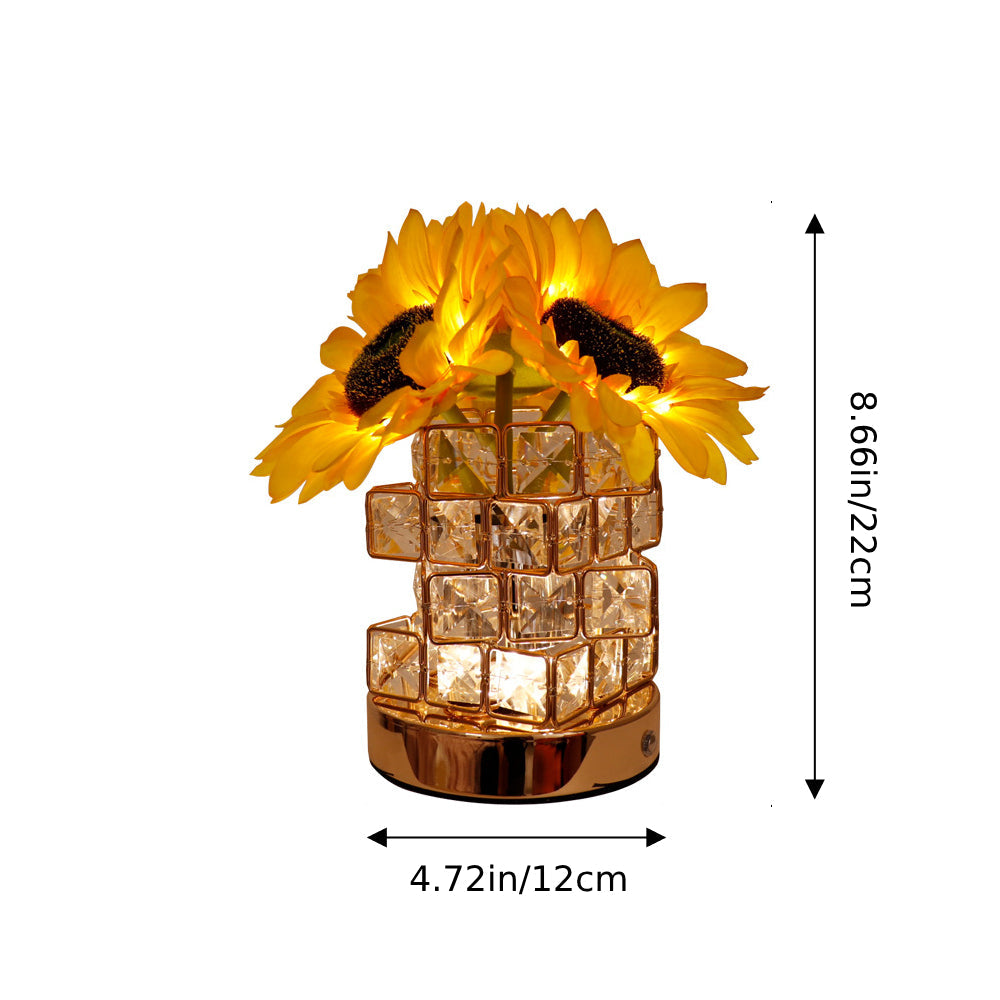 Sunflower Cube Lamp