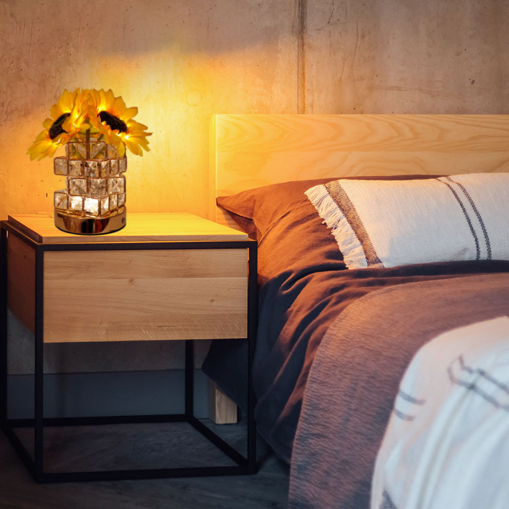 Sunflower Cube Lamp