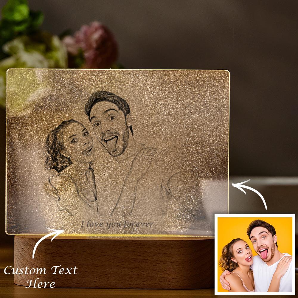 Engraved Picture Night Light