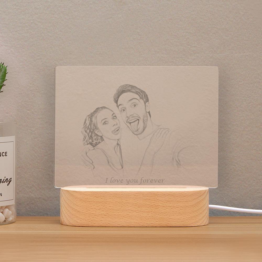 Engraved Picture Night Light