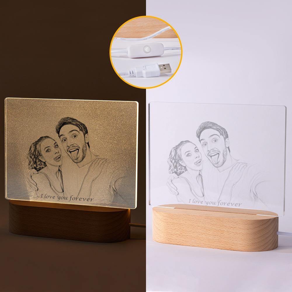 Engraved Picture Night Light