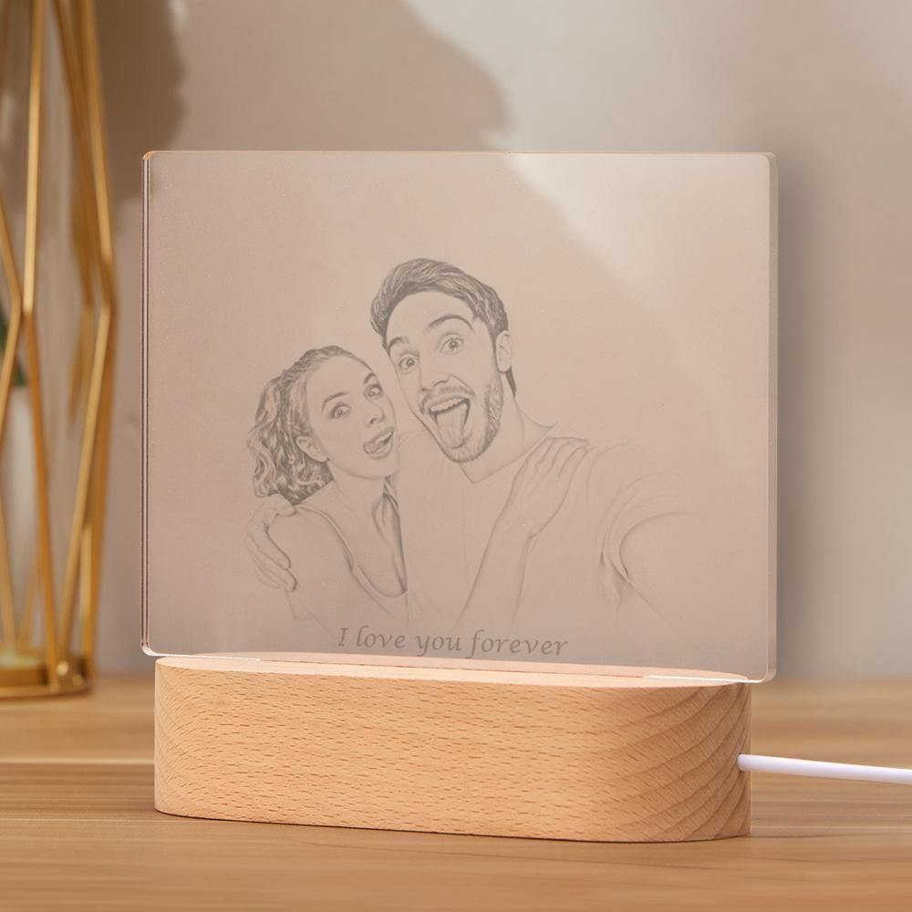 Engraved Picture Night Light