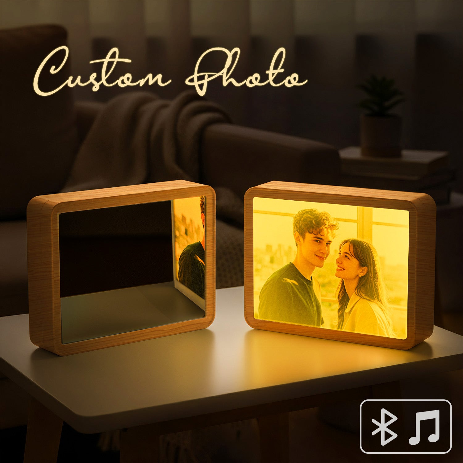 Bluetooth Music Mirror Lamp