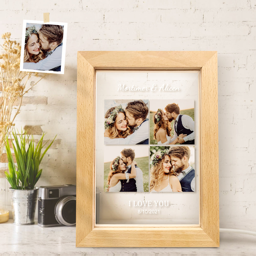 Engraved Collage LED Frame