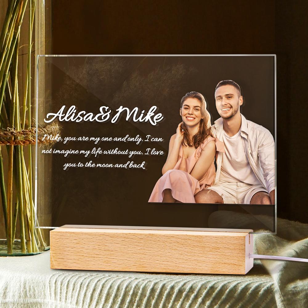 Acrylic Plaque Night Lamp
